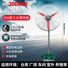 650工業(yè)落地扇-工業(yè)電風(fēng)扇強力落地扇大風(fēng)量牛角扇商用機械大功率車間工廠壁掛扇